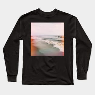 Rainbow Seas - Modern Coastal Photograph Long Sleeve T-Shirt